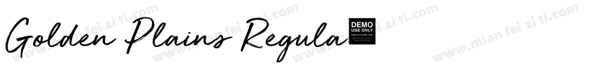 Golden Plains Regula字体转换